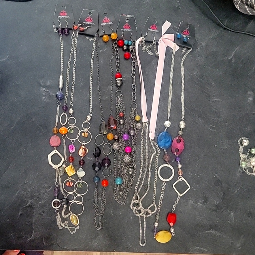 Paparazzi Earring/Necklace Combo Lot